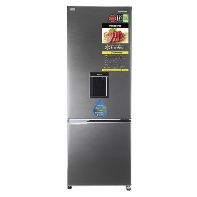 Tủ Lạnh Panasonic NR-BV320WSVN 290L 2 Cánh Tủ lạnh Lấy nước ngoài với Hộp kháng khuẩn & Bộ lọc nước khử mùi