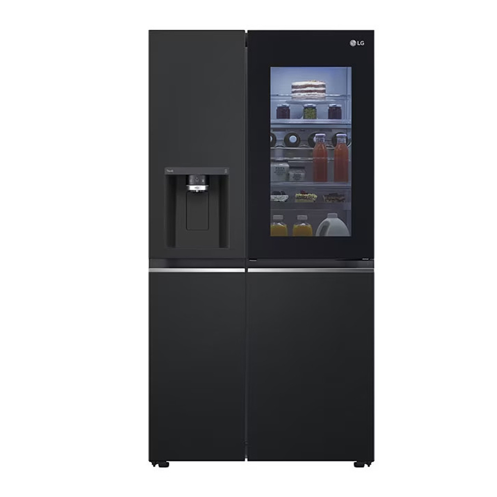 Tủ lạnh LG Instaview lấy nước ngoài UVnano 635L màu đen GR-X257BL