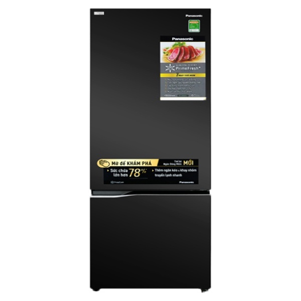 Tủ Lạnh Panasonic NR-BC360QKVN 322L 2 Cánh có ngăn Ag+ clean với các ion Ag+ giúp kháng khuẩn và khử mùi mạnh mẽ
