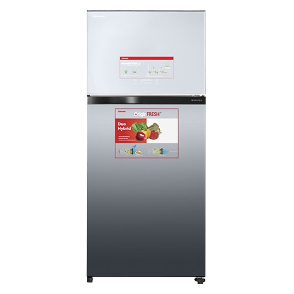 Tủ Lạnh Toshiba GR-AG66VA(X) 608L Công nghệ Inverter tiết kiệm, Luồng khí lạnh vòng cung, Hệ thống Duo Hybrid khử mùi kháng khuẩn