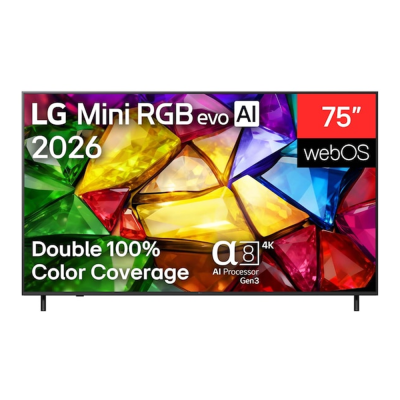 TV 4K LG 75 inch Mini RGB evo AI 75MRGB86BSA