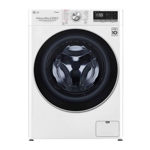 LG Inverter Direct Drive™ Máy giặt lồng ngang 9kg FC1409S3W (Giặt hơi nước Steam™ giảm nhăn, diệt khuẩn, ngăn dị ứng)